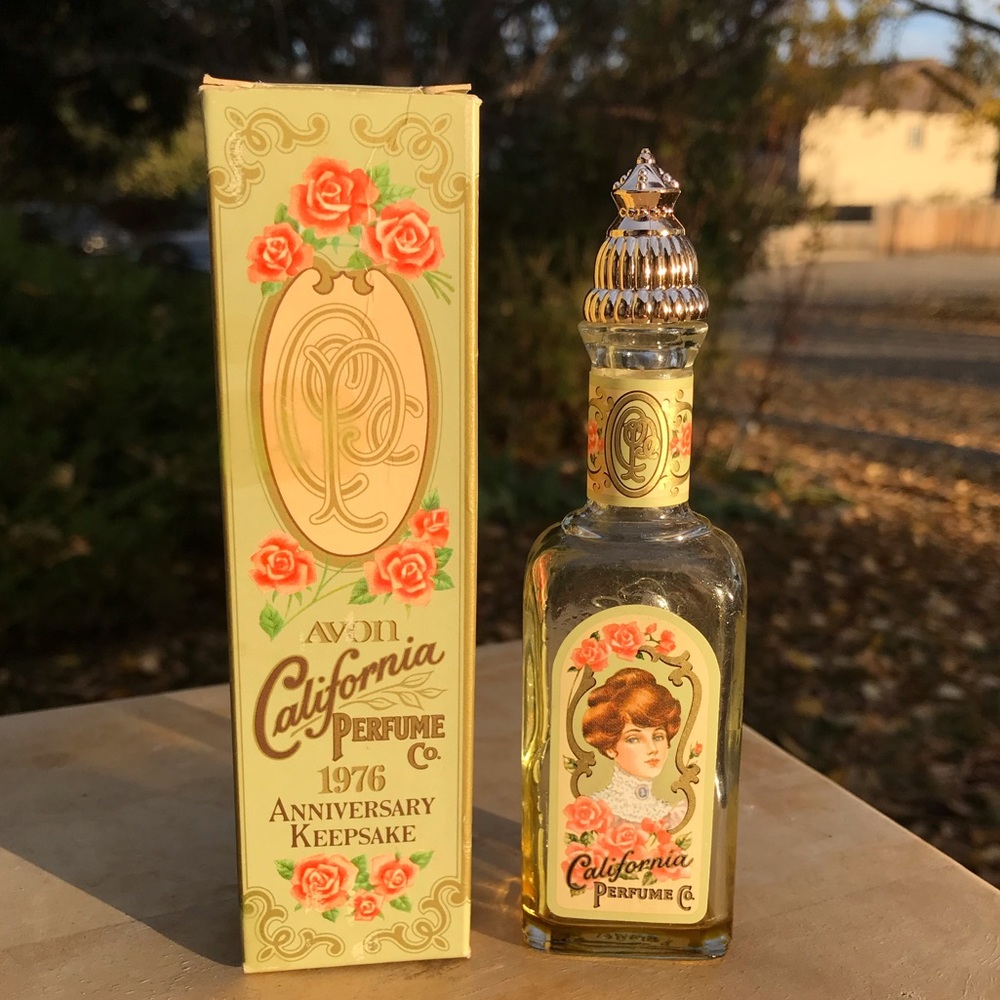 Vintage AVON perfume bottle 1976 anniversary keepsake Moonwind Cologne
